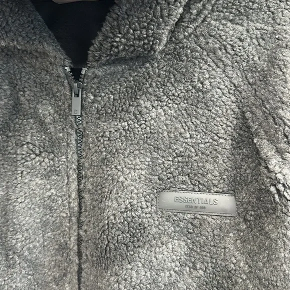 NWT Fear of God Essentials Polar Fleece Half Zip Hoodie